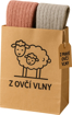 Obrázok z Dámske ponožky z ovčej vlny - sada 3 párov, extra silné a hrejivé