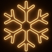Obrázok z PROFI vianočné LED neónové osvetlenie vonkajšie - vločka 65 cm s prepojovacím systémom