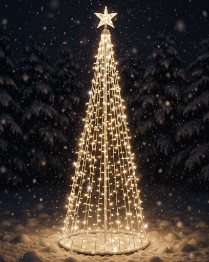 Obrázok z XXXL Vianočný stromček, 2 m/480 LED diód s flash efektom a časovačom