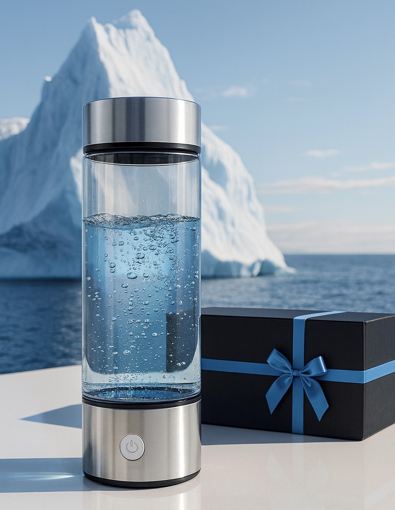 Obrázok z  Hydrogén – Generátor vodíkovej vody 420 ml – Inteligentná fľaša pre zdravý životný štýl