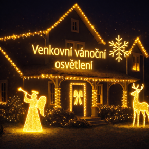 Obrázok pre kategóriu Vianočné osvetlenie vonkajšie