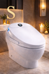 Obrázok z Japonský inteligentný bidet KAKAT-DU s diaľkovým ovládaním, vyhrievaním, sprškou, sušením, umývacou funkciou a automatickým otváraním dosky