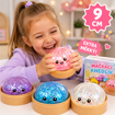Obrázok z Mystery Glitter Squishy Dumpling – trblietavá mačkacia knedľa 9 cm