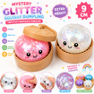 Obrázok z Mystery Glitter Squishy Dumpling – trblietavá mačkacia knedľa 9 cm