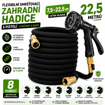 Obrázok z Flexibilná zmršťovacia záhradná hadica 22,5 m s pištoľou, 8 režimov, 8 barov