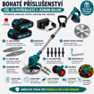 Obrázok z AKU krovinorez s kolieskami Hayami, kosačka, vyžínač 3v1 s príslušenstvom - 2x batéria 48V + 5x kosiace nože + 2x kosiace čepele + 1x kotúč