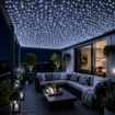 Obrázok z LED světelný řetěz 20 m – hvězdné osvětlení pergoly a zahrady | 1000 LED s třpytem hvězd | časovač
