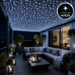 Obrázok z LED světelný řetěz 40 m – hvězdné osvětlení pergoly a zahrady | 2000 LED s třpytem hvězd | časovač