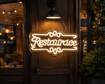 Obrázok z LED neon RESTAURACE 50 cm – světelný nápis a reklama pro restaurace