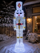 Obrázok z LED vánoční louskáček 150 cm – svítící venkovní i vnitřní vánoční dekorace s časovačem